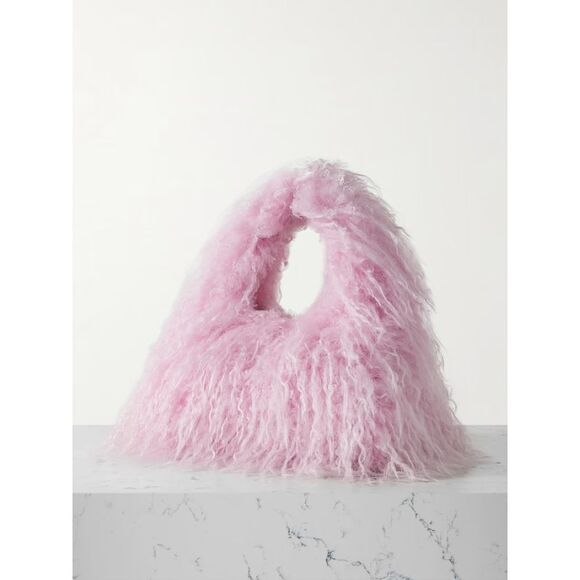 Gucci Women Pink Eco Fur Handbag - Picture 3 of 5